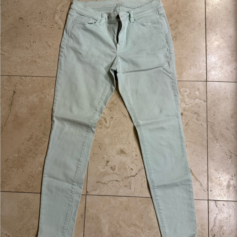 Women's Light Green Jeans